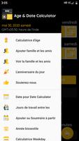 Calculatrice d'âge Affiche