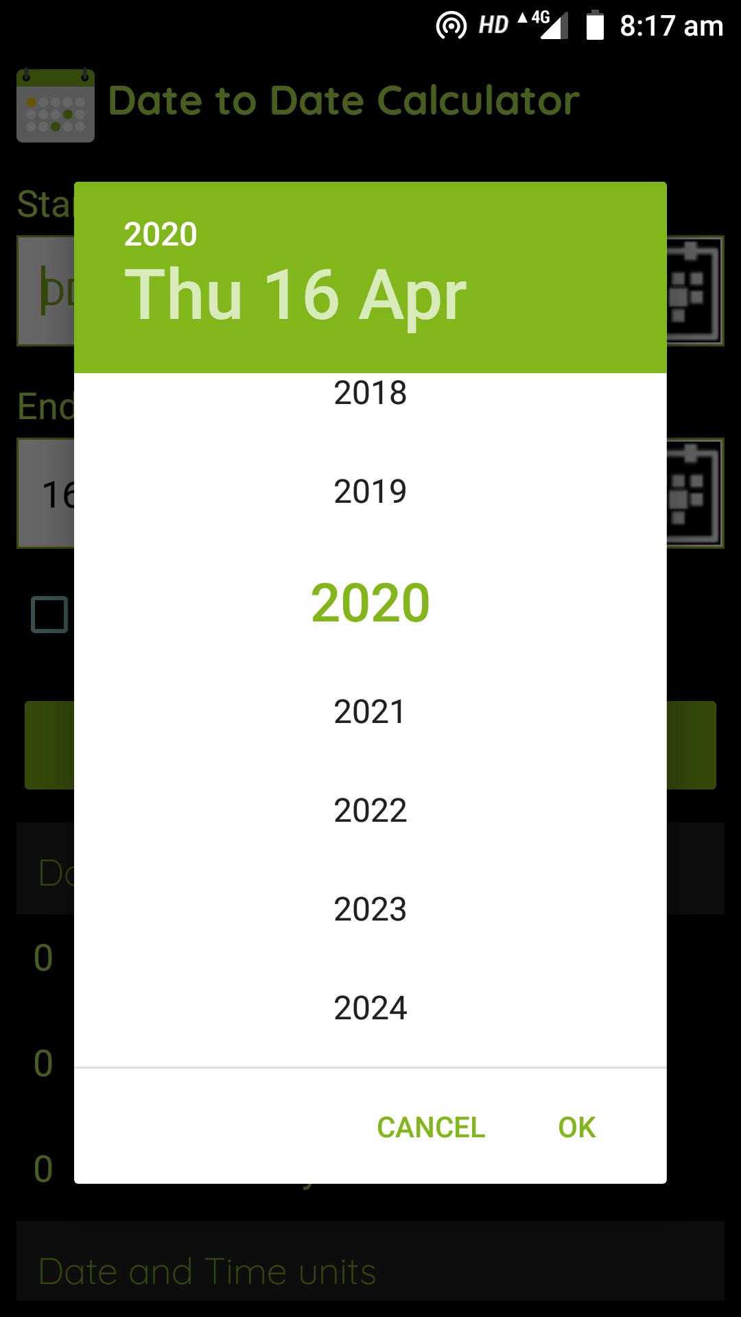 Online date difference calculator in auckland