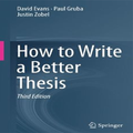 How to Write a Better Thesis Third Edition By Evan