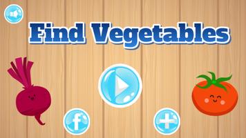 Find Vegetables Affiche