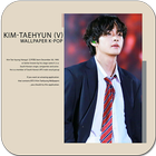 BTS V (Kim-Taehyung) Wallpaper أيقونة