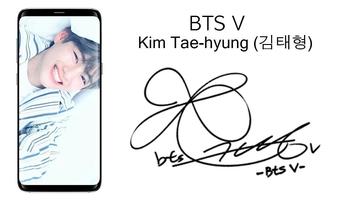 BTS V (Kim-Taehyung) Wallpaper الملصق