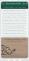 MP3 AL-Quran Full Offline captura de pantalla 3