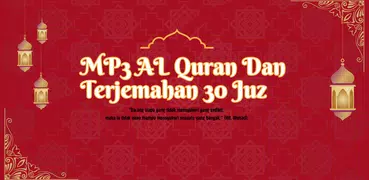 MP3 AL Quran Dan Terjemahan 30