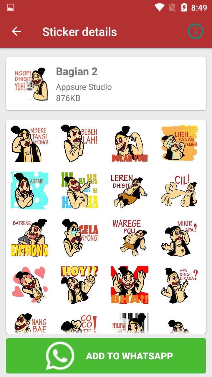 Stiker Ngapak Lucu Koplak Wastickerapps For Android Apk Download