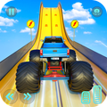 Monster Truck Mega Ramp Stunts Extreme Stunt Games