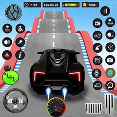 斜坡汽車特技賽車 - 至尊租車是賽車遊戲 APK 下載