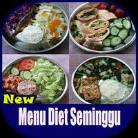 Menu Diet Seminggu الملصق