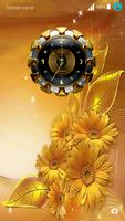 gold flower - Xperia theme Affiche