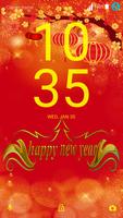 Happy new year - Xperia theme ảnh chụp màn hình 1