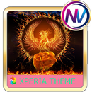 Phoenix Fire Xperia theme APK