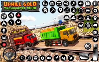 Uphill Gold Truck Simulator 3D Poster