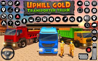Uphill Gold Truck Simulator 3D स्क्रीनशॉट 1