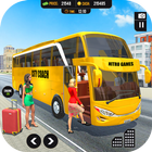 City Bus Driving Coach Games biểu tượng