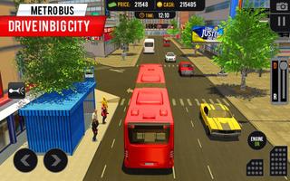 City Bus Driving Coach Games capture d'écran 1