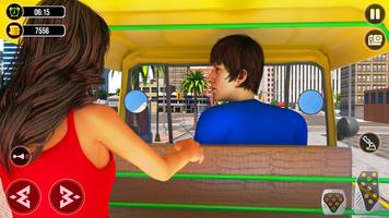 Tuk Tuk Auto Rickshaw 3D Games تصوير الشاشة 2