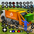 Offroad Trash Truck Driving 3D-icoon