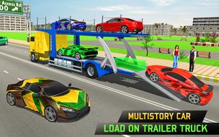 자동차 운송 트럭: 미친 자동차 게임 포스터