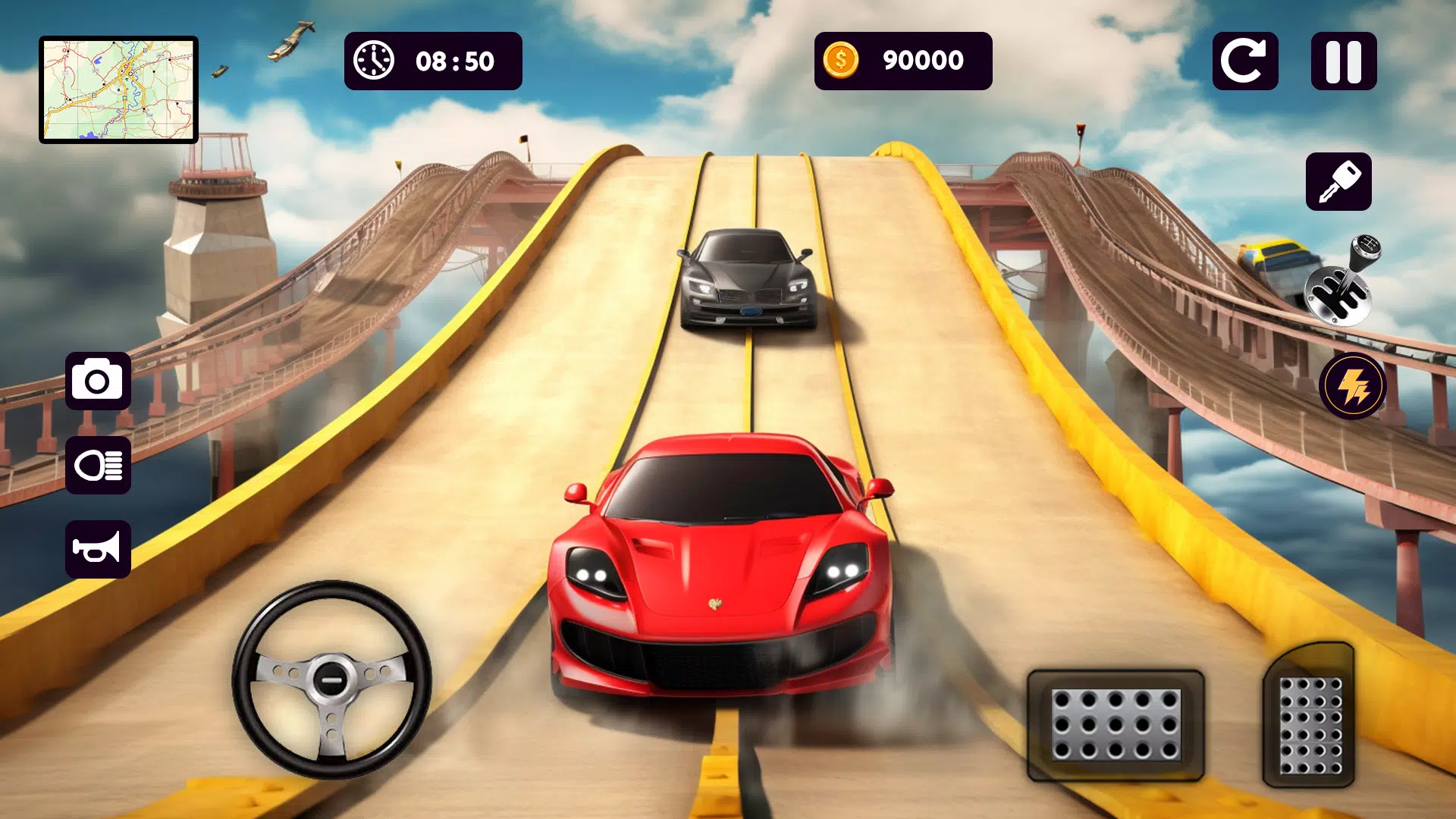 Super acrobacias mais loucas e impossíveis mega rampas de corrida verticais  Simulador de condução de carros de acrobacias CR - jogos 3D de corrida de  acrobacias de carros em espiral offline 2022 