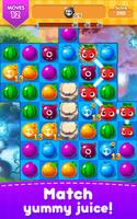 Juicy Fruit - Fruit Jam Match 3 Games Puzzle Ekran Görüntüsü 1