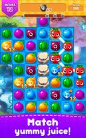 Juicy Fruit - Fruit Jam Match 3 Games Puzzle تصوير الشاشة 1