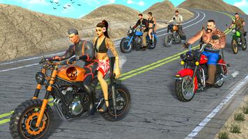 Gangster Bike: Real Race Game ảnh chụp màn hình 1