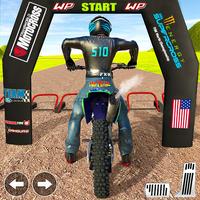 Motocross Dirt Bike Race Game Affiche