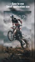 Motocross Lock Screen Affiche