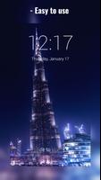 Dubai Burj Khalifa Lock Screen पोस्टर