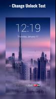 Dubai Burj Khalifa Lock Screen capture d'écran 2