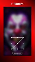 Scary Clown Lock Screen capture d'écran 3