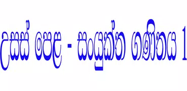 Combined Mathematics 1