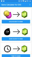 Gems Calculator for Clash Of Clans imagem de tela 1