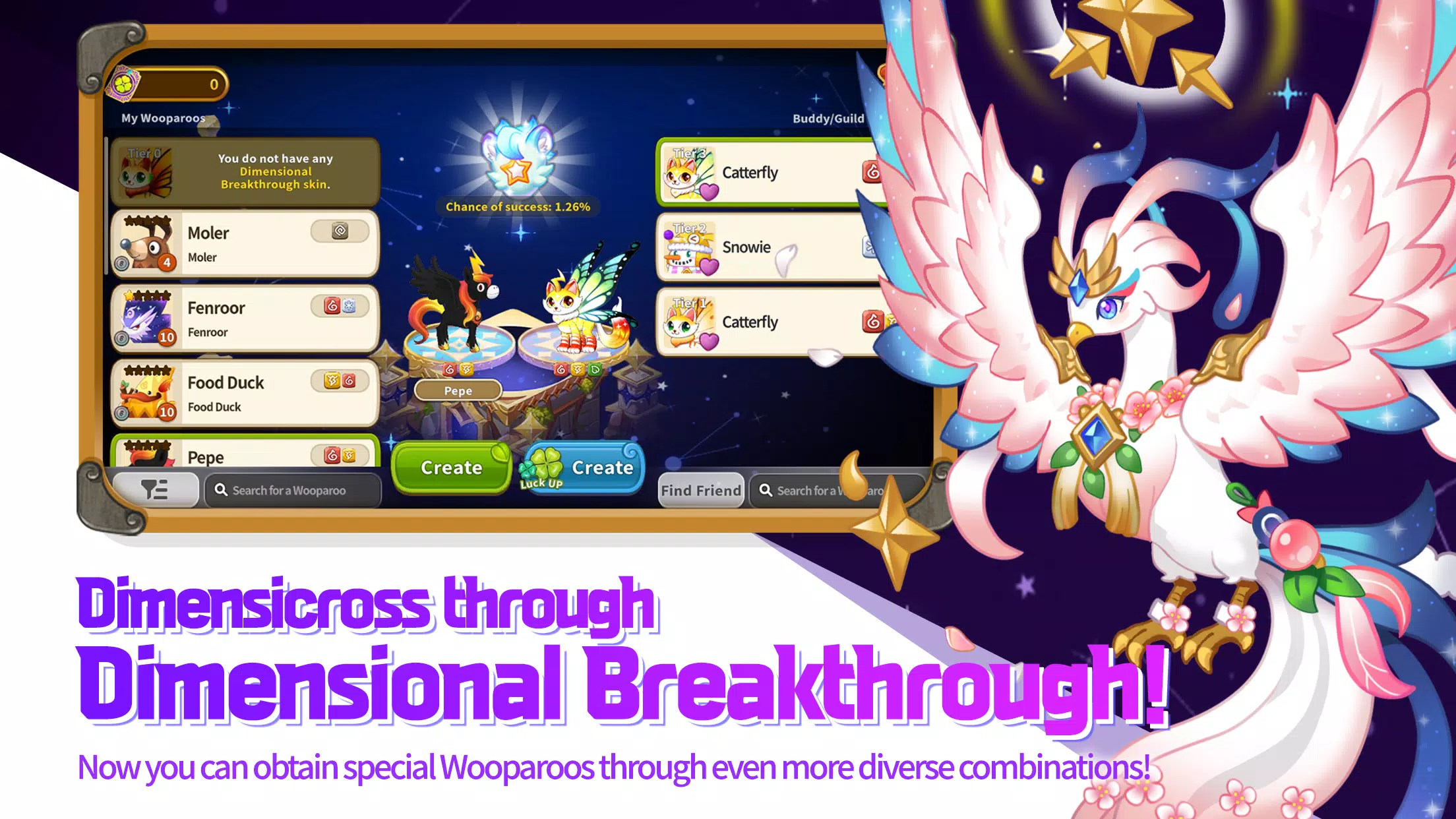 Wooparoo Odyssey-Build & Breed