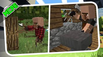 Villagers Mods Minecraft Affiche