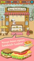 Happy Sandwich Cafe Plakat