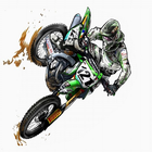 Motocross -  bike racing game-icoon