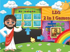 모르 몬 교도의 LDS 책 : 성경 색칠 페이지 및 퍼즐 포스터