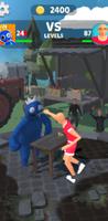 slap Rainbow Blue Monster capture d'écran 3