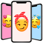 fonds d'écran emoji icône