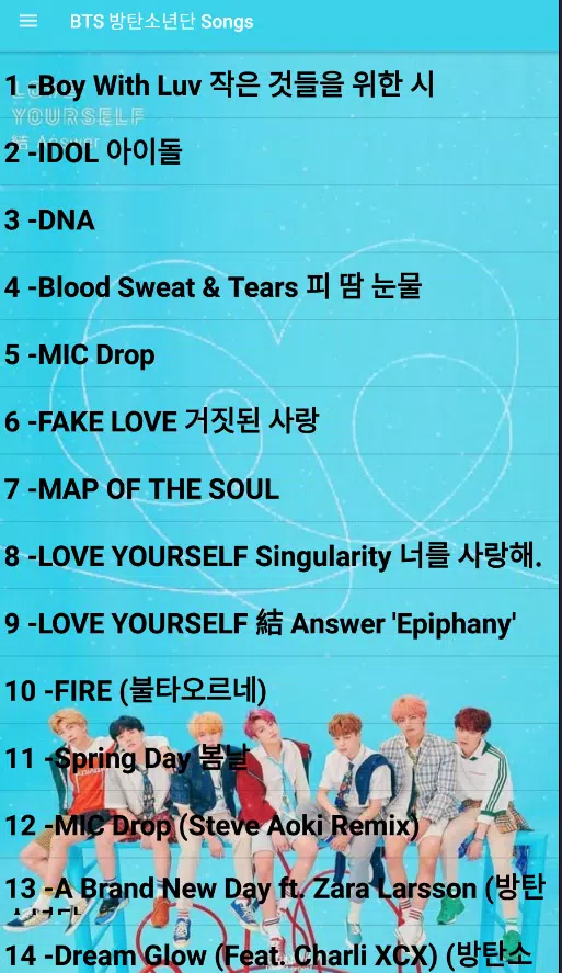 BTS Songs ( Offline - 72 Songs ) APK for Android Download