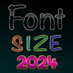 Cambia la dimensione del font