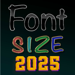فونٹ سائز تبدیل کریں۔