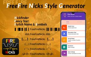 FFire Fancy Nickname Generator Cartaz