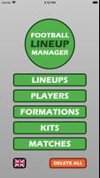 Football Lineup Manager Plakat