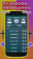 Nickname Generator - Name And Symbols Creator โปสเตอร์
