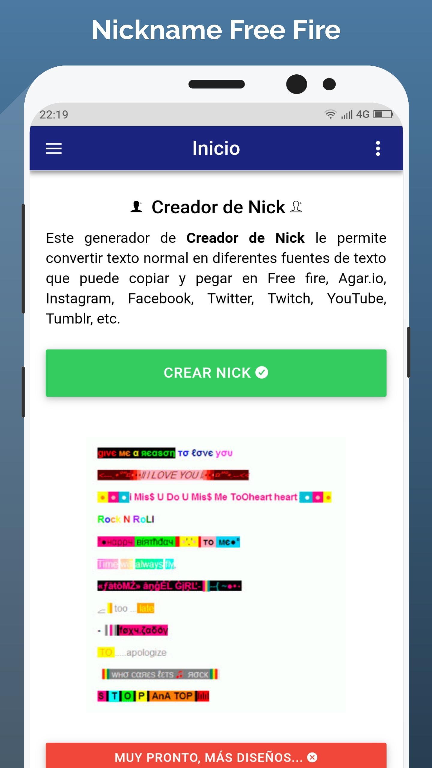 Nickname Free Nickname Generator Fire For Android Apk Download - roblox creator nickname agario