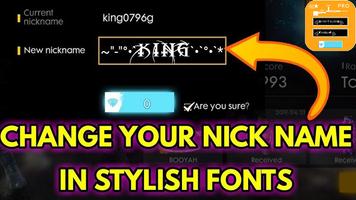 پوستر Nickname Generator Stylish Tex