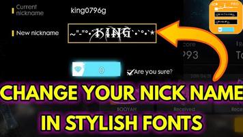 برنامه‌نما Nickname Generator Stylish Tex عکس از صفحه
