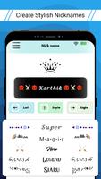 Pembuat Teks Nama Panggilan syot layar 1